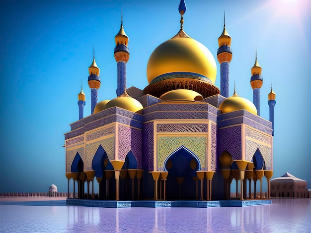 Moderne moskee islamitische architecturale stijlen