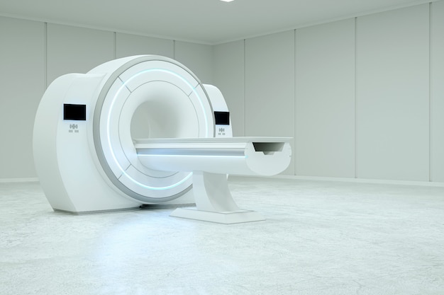 Moderne MRI-machine in een kamer