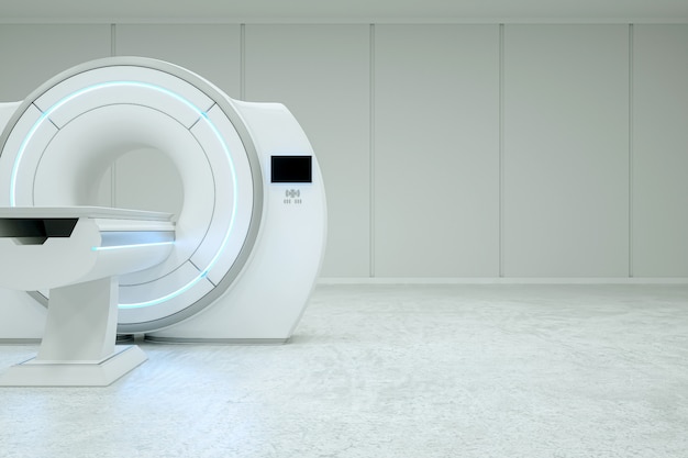 Moderne MRI-machine in een kamer