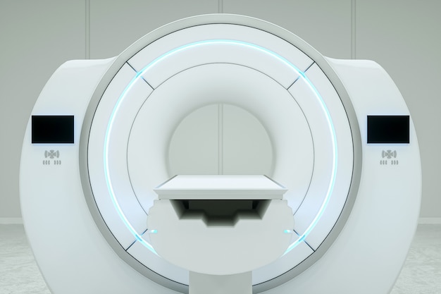 Moderne mri-machine in een kamer