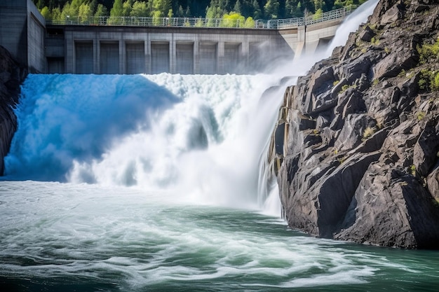 Moderne oplossingen voor hernieuwbare energie Zonne-energie en waterkrachtxA