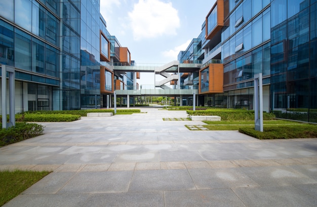 Moderne stedelijke architectuur in wetenschap en technologie park