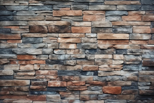moderne stenen bakstenen muur achtergrondfoto