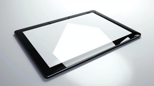 Foto moderne tekening op een wit scherm van een digitale tablet
