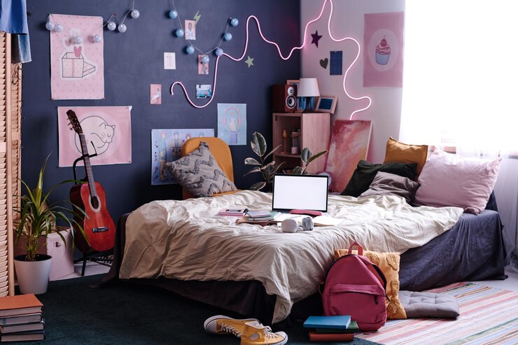 Moderne tienerkamer interieur