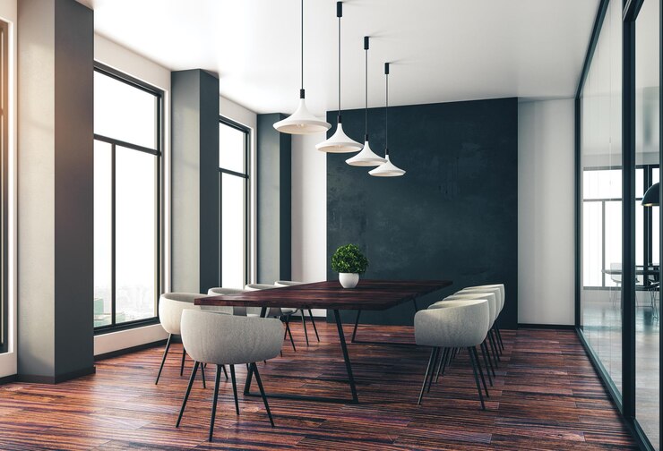 Foto moderne vergaderzaal