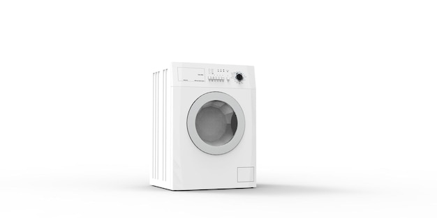 Moderne wasmachine 3d render