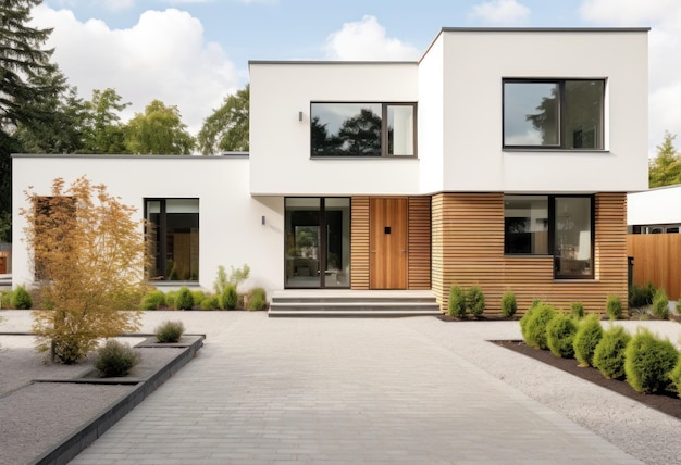 Moderne woning met tuin