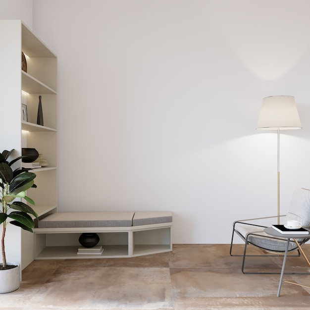 Moderne woonkamer met meubels en andere decors