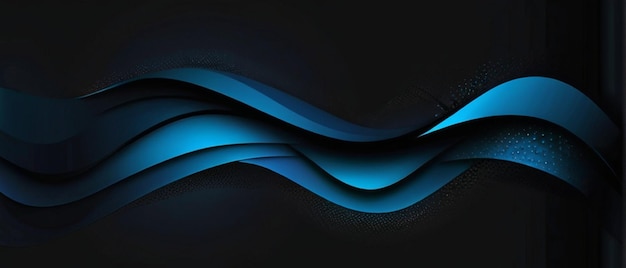 Moderne zwarte blauwe abstracte achtergrond