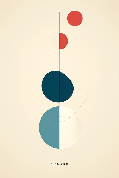 Photo modernretro poster minimalist creative design