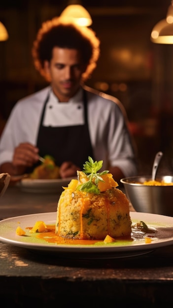 Foto il mofongo è un piatto di porto rico