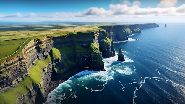 Photo moher cliffs in ireland