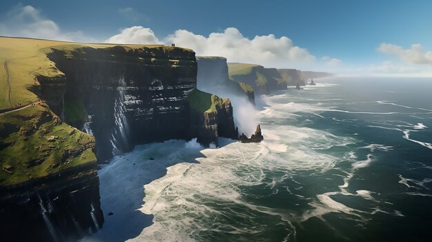 Photo moher cliffs in ireland