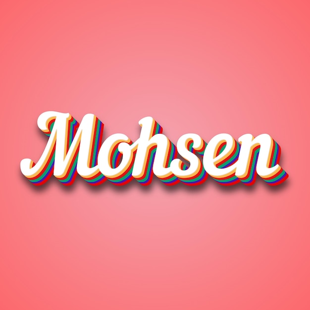 Photo mohsen text effect photo image cool