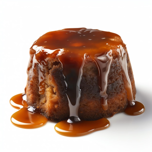 Moist sponge cake and a sweet toffee sauce