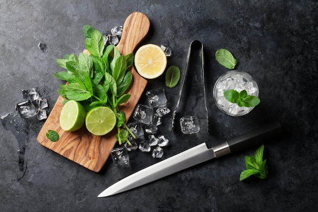 Mojito cocktail maken