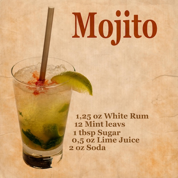 Photo mojito recipe