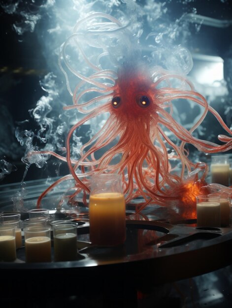 Photo molecular gastronomy cryptids exploring the vortex of enigmatic flavors with electrolysis catalyti