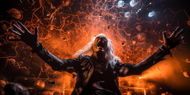 Photo molecular gastronomy igniting the metalheads' epic musical feast