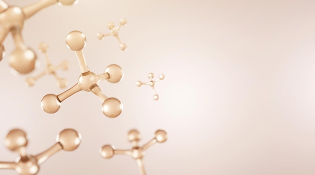 Photo molecule background