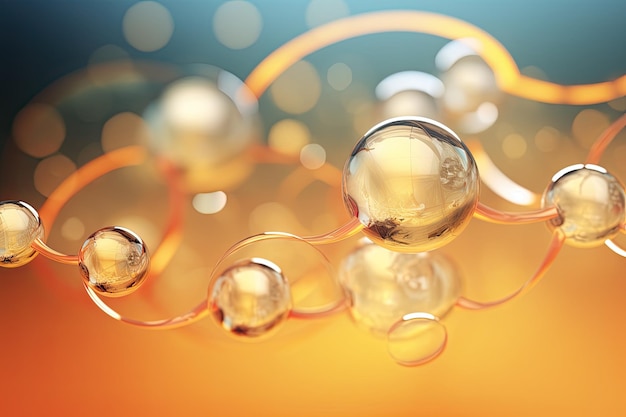 Photo molecule bubbles