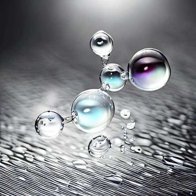 Molecules antioxidant liquid bubbles