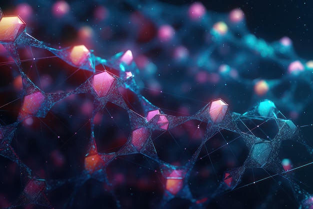 Molecules crystalline lattice elements