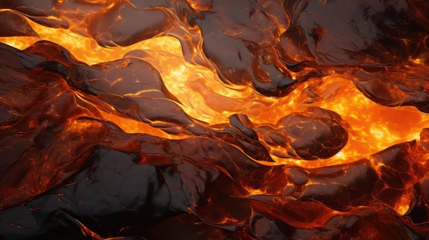 Molten lava background texture