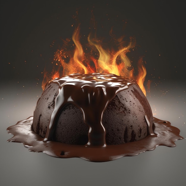 molten lava