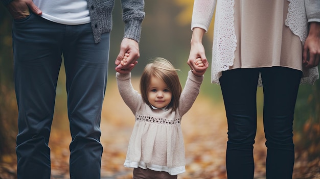 Foto mamma e papà con il bambino