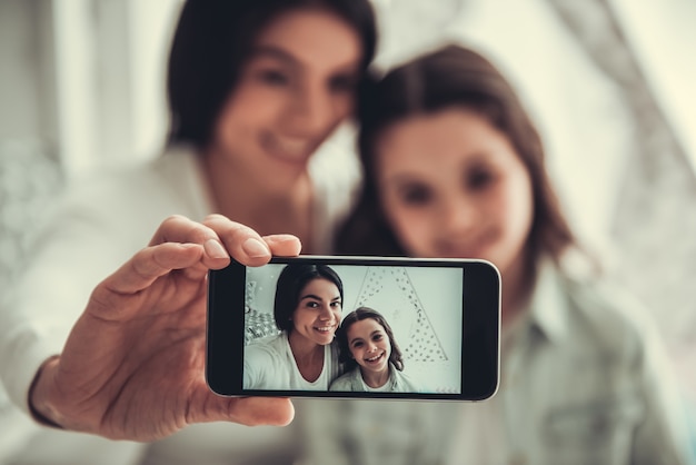 Foto mamma e figlia