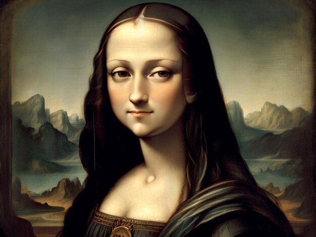 Mona Lisa echtgenote van een rijke Florentijnse generatieve ai