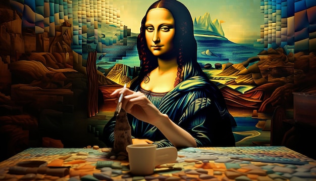 Photo mona lisa style