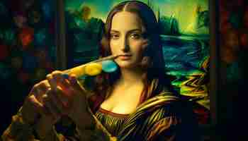 Photo mona lisa style