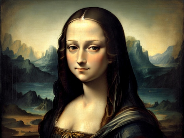 Mona Lisa wife of a wealthy Florentine generative ai