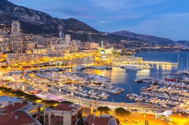 Monaco Monte Carlo harbour