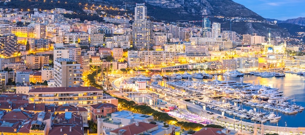 Гавань Монако Монте Карло