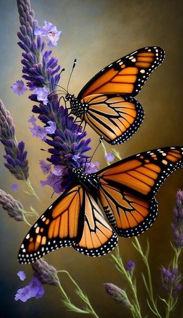 Monarch butterflies are the most beautiful creatures in the world.