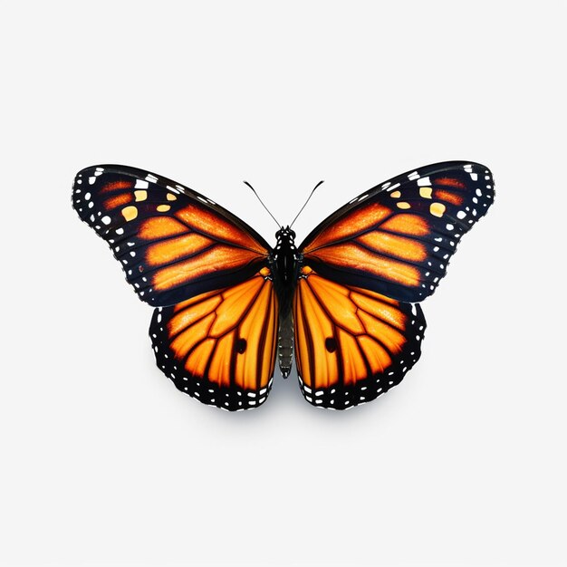 Фото monarch_butterfly_cute_cartoon_style_sticker