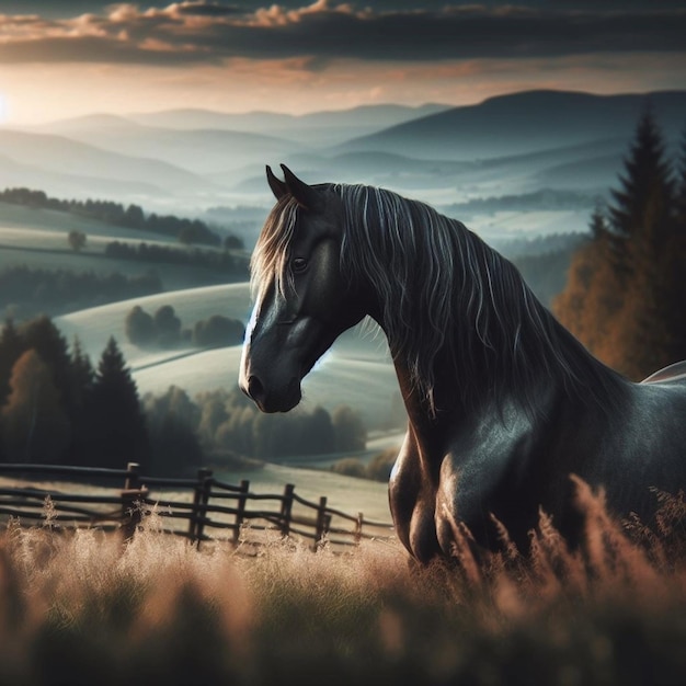 草原の君主、手つかずの風景の中心にある馬の王国を探索する