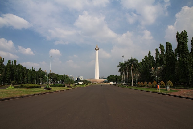 Monas monument in Jakarta, Indonesia