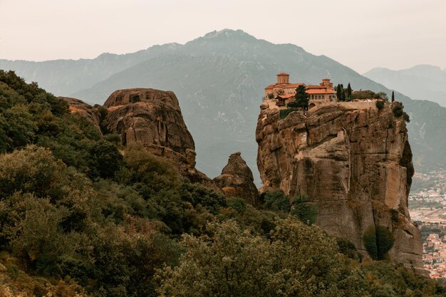 Monastery of Agia Triada in Meteora Greece