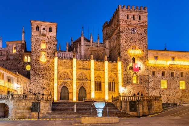 Monastery of Guadaloupe In the province of Caceres, Extremadura, Spain