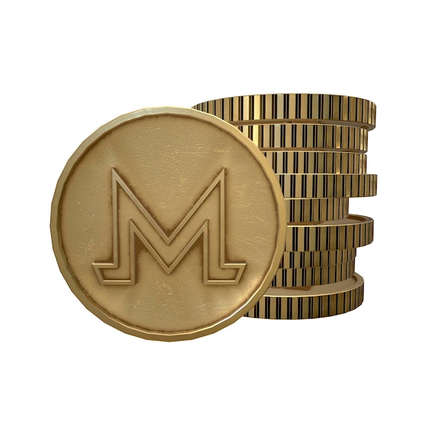 Monero cryptocurrency icon modern and fast payment system around the world that brings a good return on investment