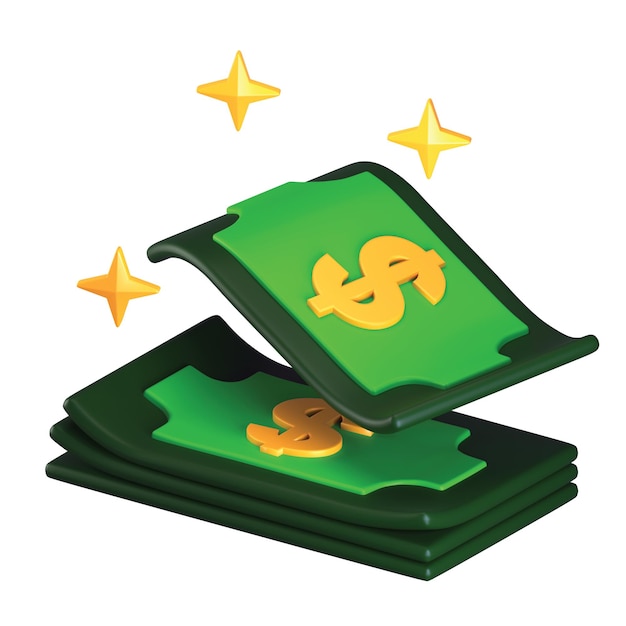 Money 3D icon