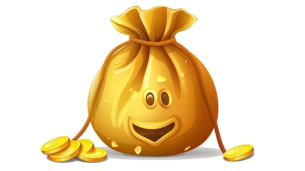 Foto money bag emoji rijkdom