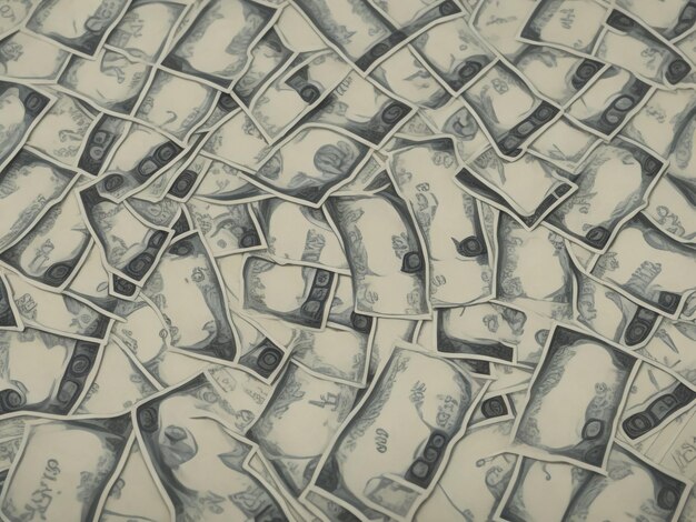 money beautiful close up image ai generated