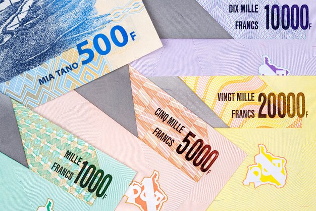 Photo money from congo - franc a surface