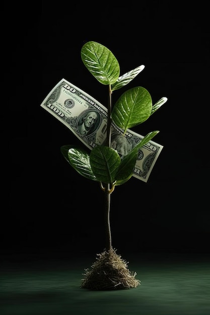 money and gold tree